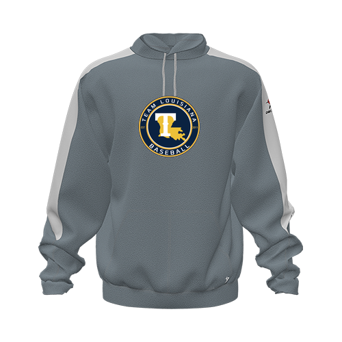 [CUS-DFW-HOOD-FLC-LSL-GRY-YXS-LOGO1] Hoodie (Youth XS, Gray, Logo 1)