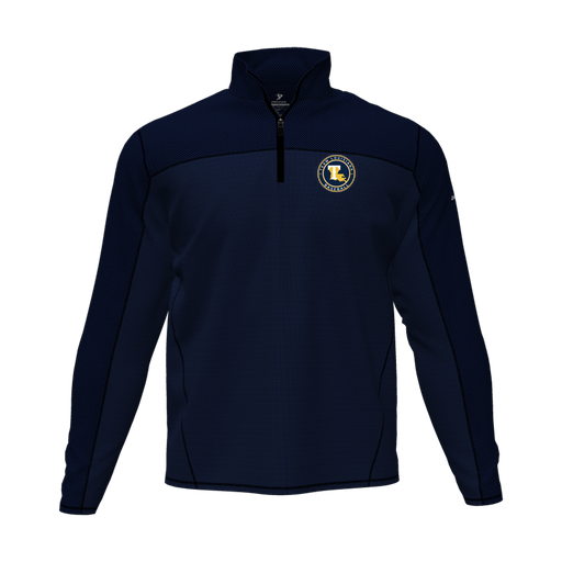 [CUS-DFW-QTRZ-PER-LSL-NVY-AS-LOGO1] Quarter Zip Pullover (Adult S, Navy, Logo 1)