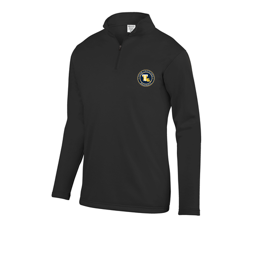 [FOLQFFBK-AS-LOGO1] Decker Men's FlexFleece 1/4 Zip (Adult S, Black, Logo 1)